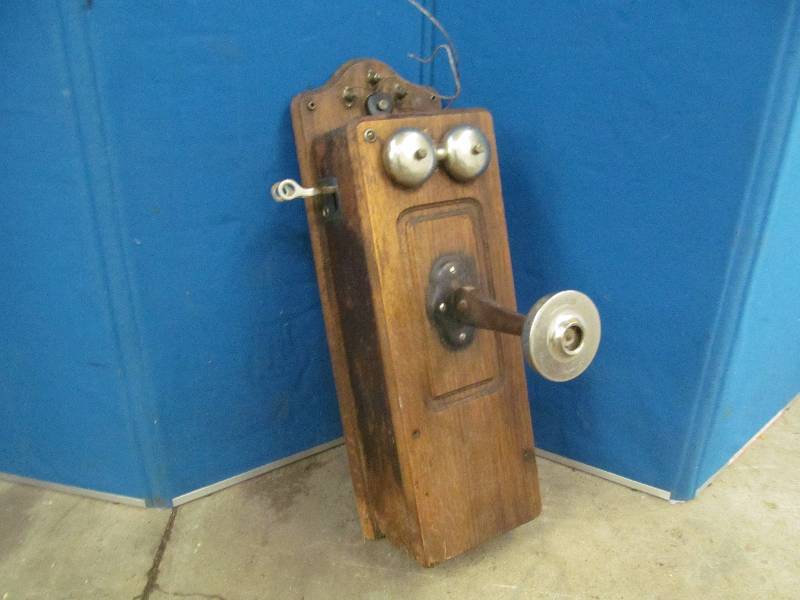 antique telephone
