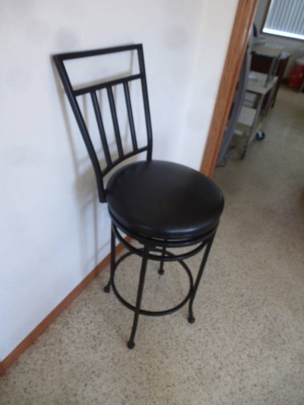 Steel Bar Stools x 4