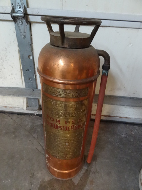Vintage standard copper fire exting...