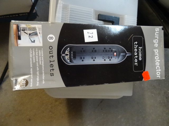 New Home Theatre Surge Protector K C Auctions Buffalo Garage New Home Theatre Surge Protector