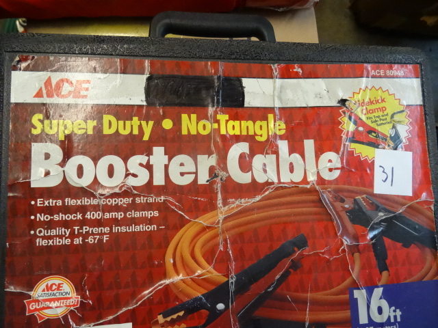 Ace super duty booster cable set...