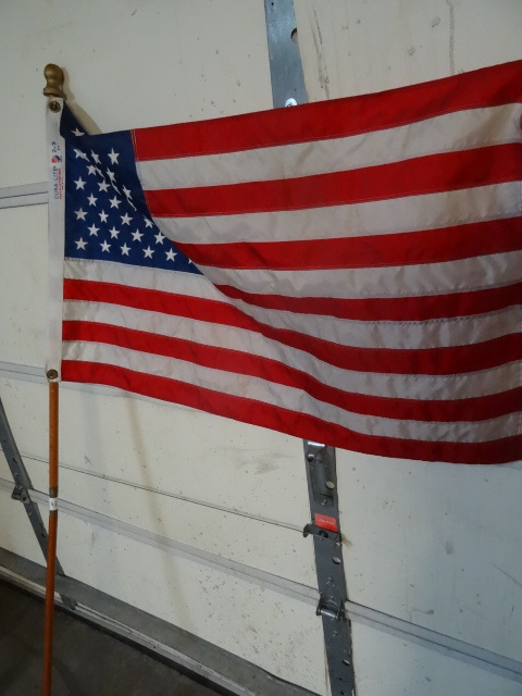 2 x 3 american flag with pole...