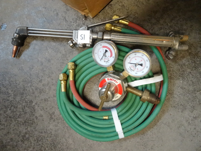 Oxy Acetylene cutting torch. Missin...