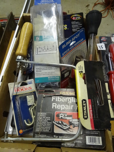 lot 13 image: Peg Board Hooks. Coping Saw