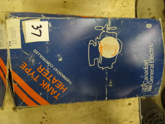 lot 37 image: Tank Type Engine Block Heater. NEW
