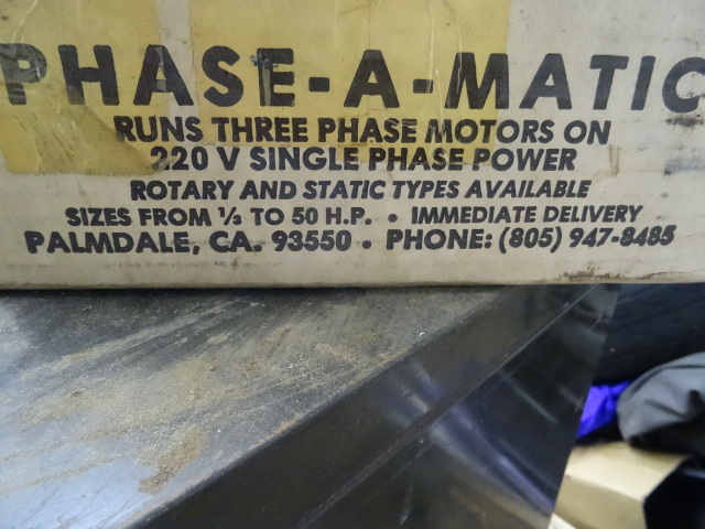 lot 44 image: Phase A Matic Single Phase to