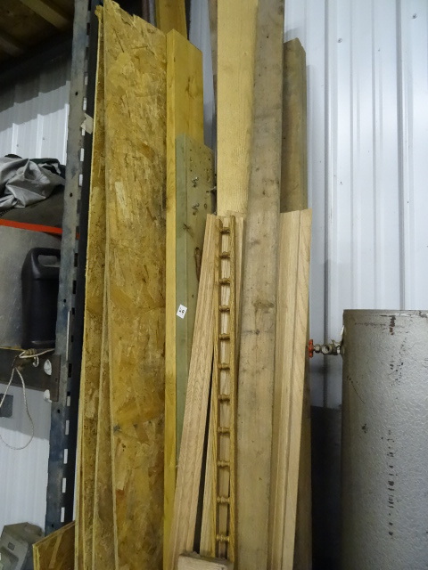 lot 49 image: Pile of Misc Wood, Plywood. 2 X And