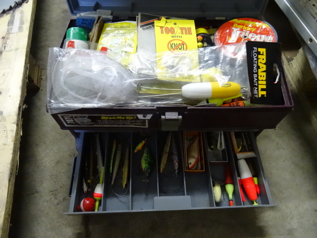 lot 52 image: Tackle Box Full of Misc Tackle