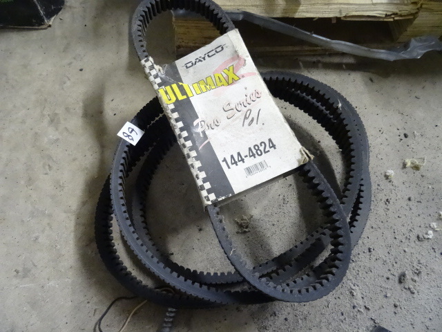 lot 68 image: New Snowmobile Belts. Dayco