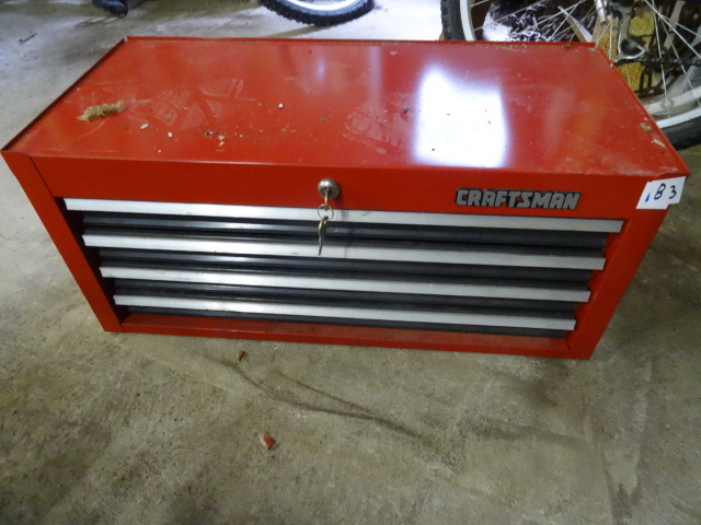 lot 83 image: Craftsman 4 Drawer Tool Box