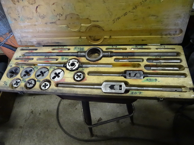 lot 132 image: Heavy Duty Tap and Die Set.