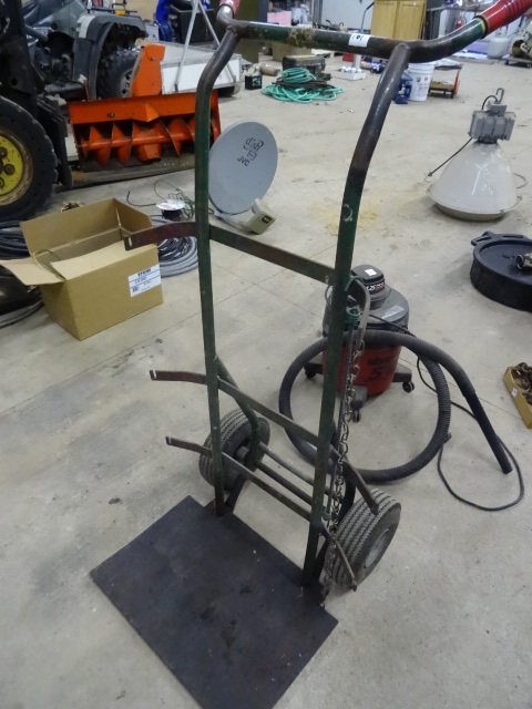 lot 161 image: Oxy Acetylene Tank Cart