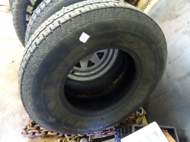 lot 204 image: Goodyear ST 23580R16 tire
