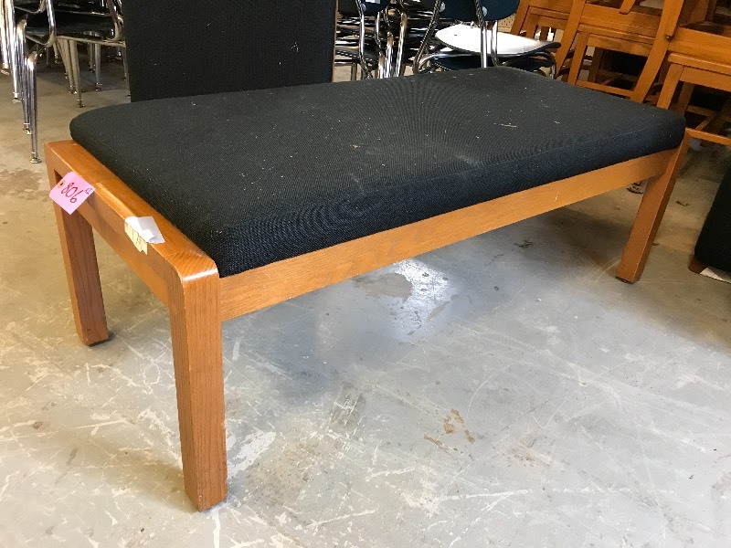 2 CUSHIONED BENCHES