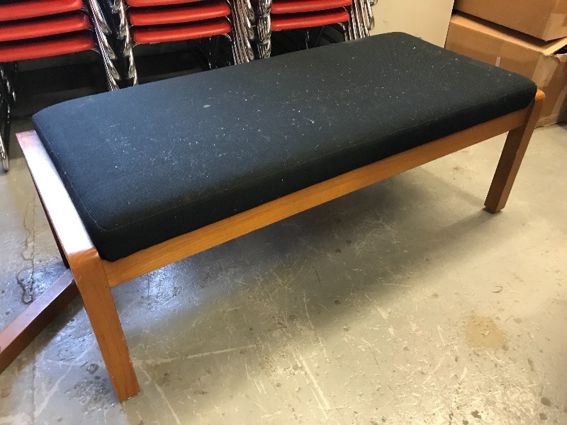 2 CUSHIONED BENCHES