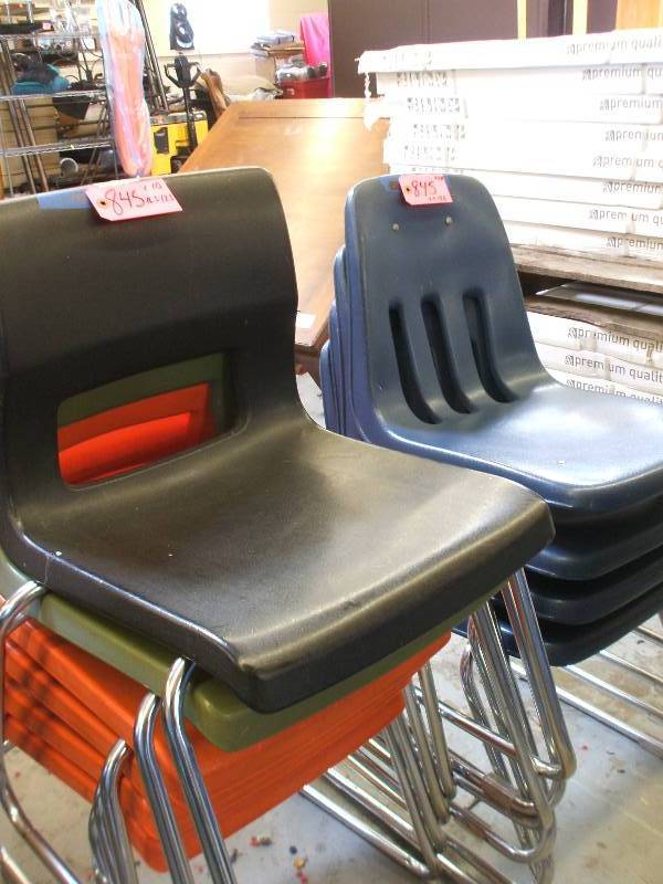 20 ASSORTED HARD PLASTIC CHAIRS