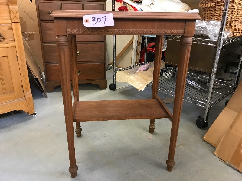 lot 307 image: WOODEN TABLE