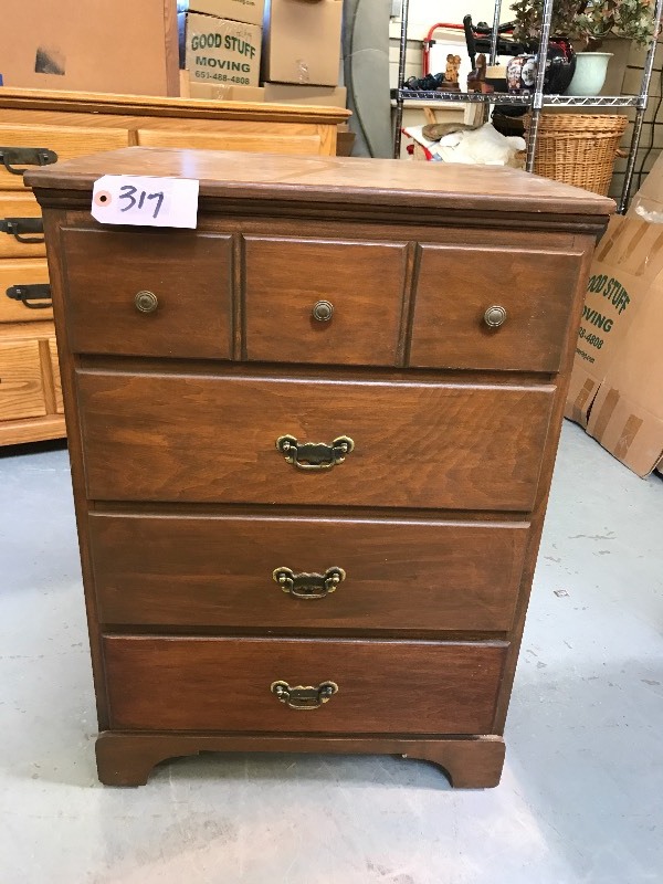 lot 317 image: WOODEN DRESSER