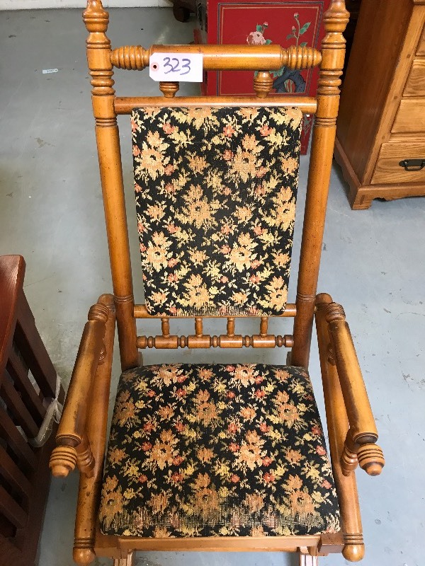 lot 323 image: ROCKING CHAIR