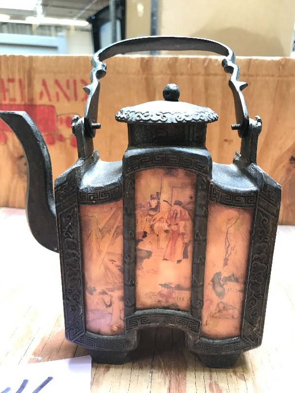 lot 346 image: MUSEUM COMPANY CHINESE PEWTER TEAPOT