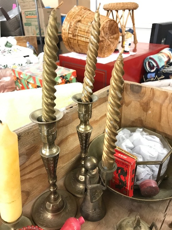 lot 351 image: BRASS, CANDLES, INCENSE