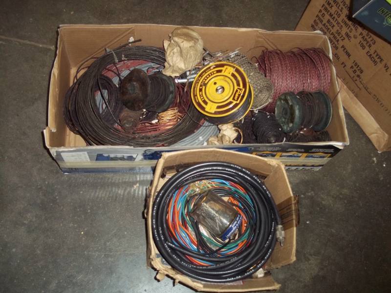 lot 59 image: Large Assortment of Electric Wire