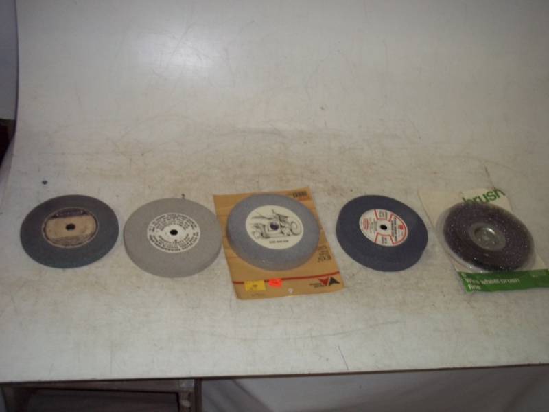 lot 63 image: 5 Grinding Wheels