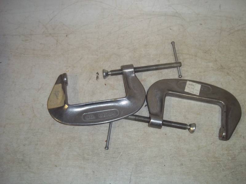 lot 144 image: Pair of Aluminum Clamps