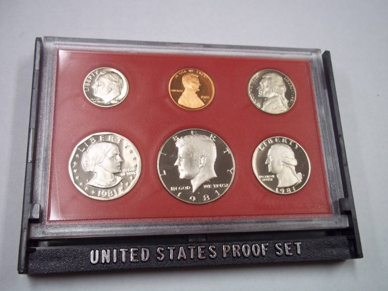 lot 36 image: United States Proof Set 1981
