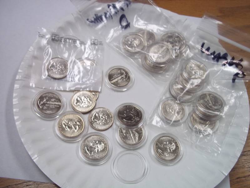 lot 47 image: Large Assortment of Washington State Quarters in Cases