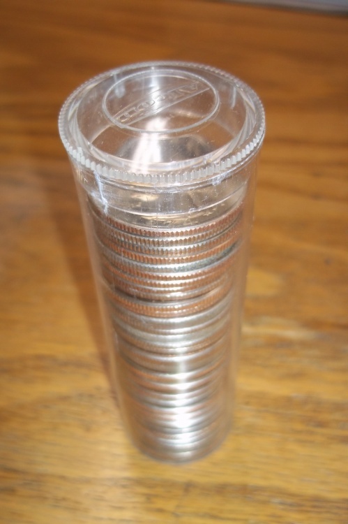 lot 162 image: Tube of 1974 Quarters