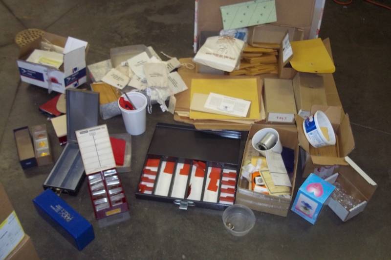lot 219 image: Large Collection of Coin Collecting Supplies, Cases, Tubes, Small Envelopes-Large Envelopes, Containers