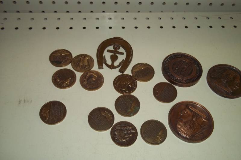 lot 220 image: Copper Tokens