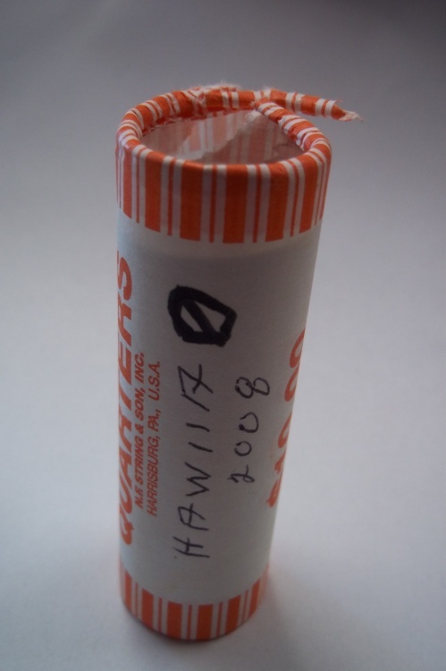lot 244 image: Partial Roll Quarters