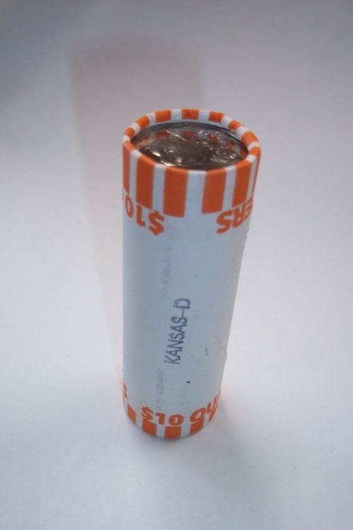 lot 252 image: Roll of State Quarters Kansas 2005