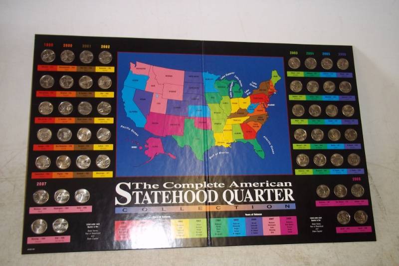 lot 259 image: The Complete American Statehood Quarter Holder