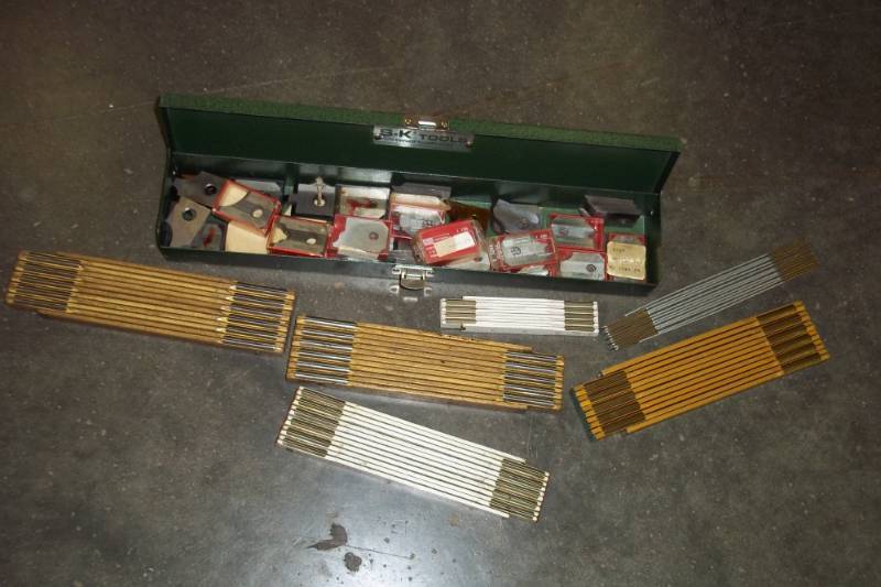 lot 271 image: Craftsman Moulding Cutters and Folding Rulers