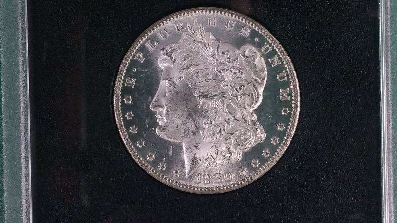 1880 CC Morgan Silver Dollar GSA NGC MS62