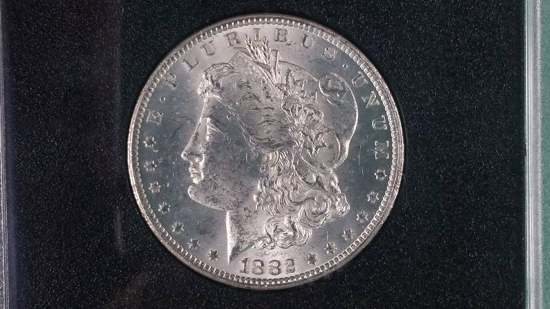 1882 CC Morgan Silver Dollar GSA Hard Pack w Box