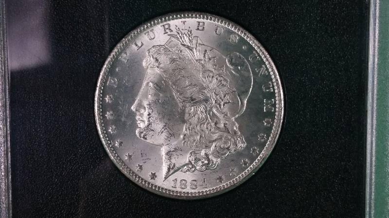 1884 CC Morgan Silver Dollar GSA Hard Pack w Box