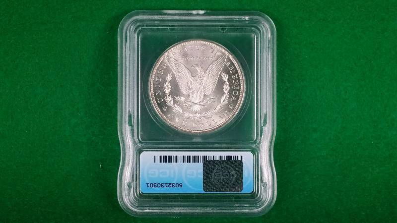 1879 S Morgan Silver Dollar MS65 Blast White