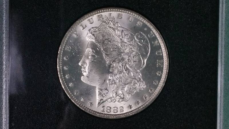 1882 CC Morgan Silver Dollar GSA Hard Pack w Box