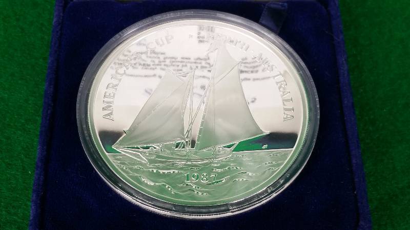 1987 Americas Cup 5oz Silver Coin