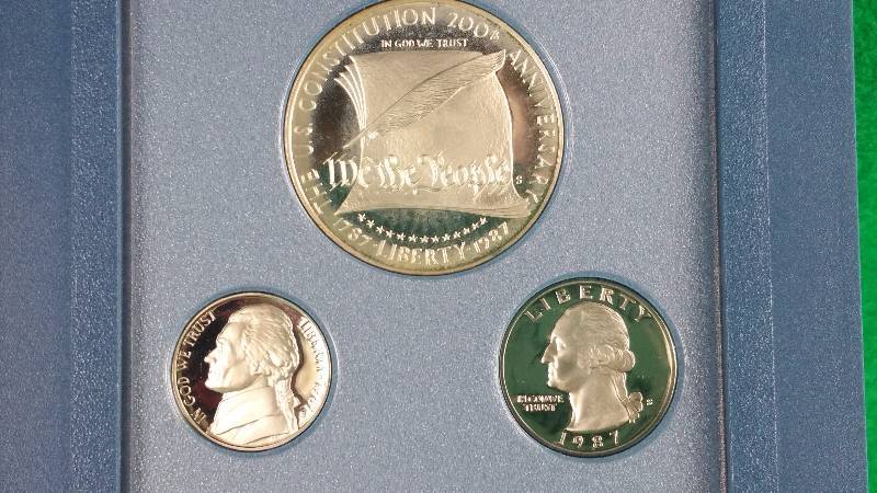 1987 US Mint Proof Prestige Set