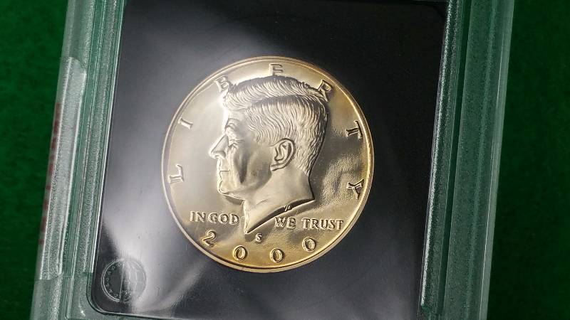 2000 S Kennedy Half Dollar Graded PF70 DCAM