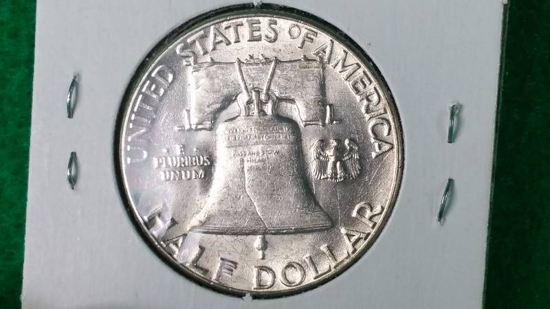 1955 P Franklin Silver Half Dollar - High Grade