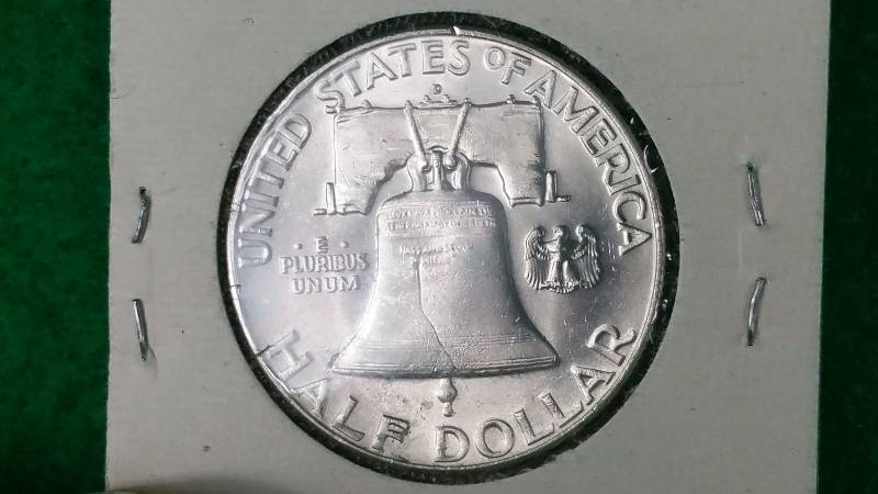 1960 D Franklin Silver Half Dollar - Brilliant Uncirculated
