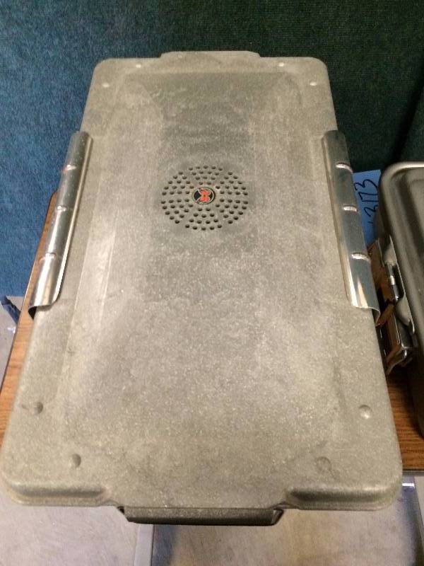 lot 22 image: 2 V. Locking Utensil Tools Sterilizer Trays
