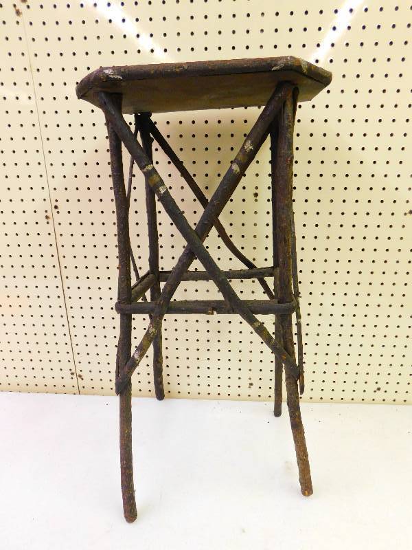OLD HOMEMADE PLANT STAND