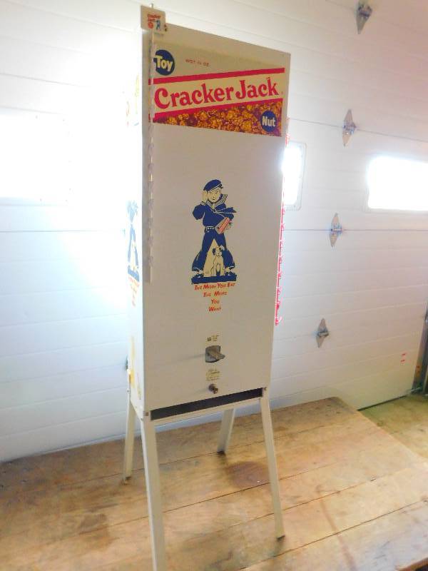 VINTAGE CRACKER JACK VENDING UNIT